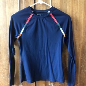 Tory Burch Sport Athletic Long sleeve top Navy XS